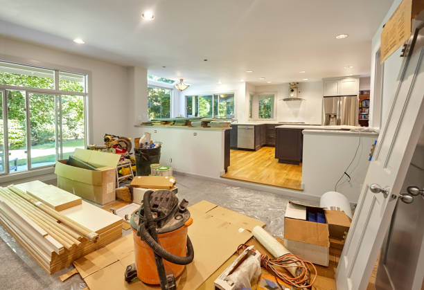 Professional Cabinet Refacing technician working in Oakton, VA